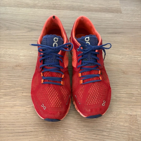 Women’s On Cloud X Red Running Shoes - Picture 4 of 7